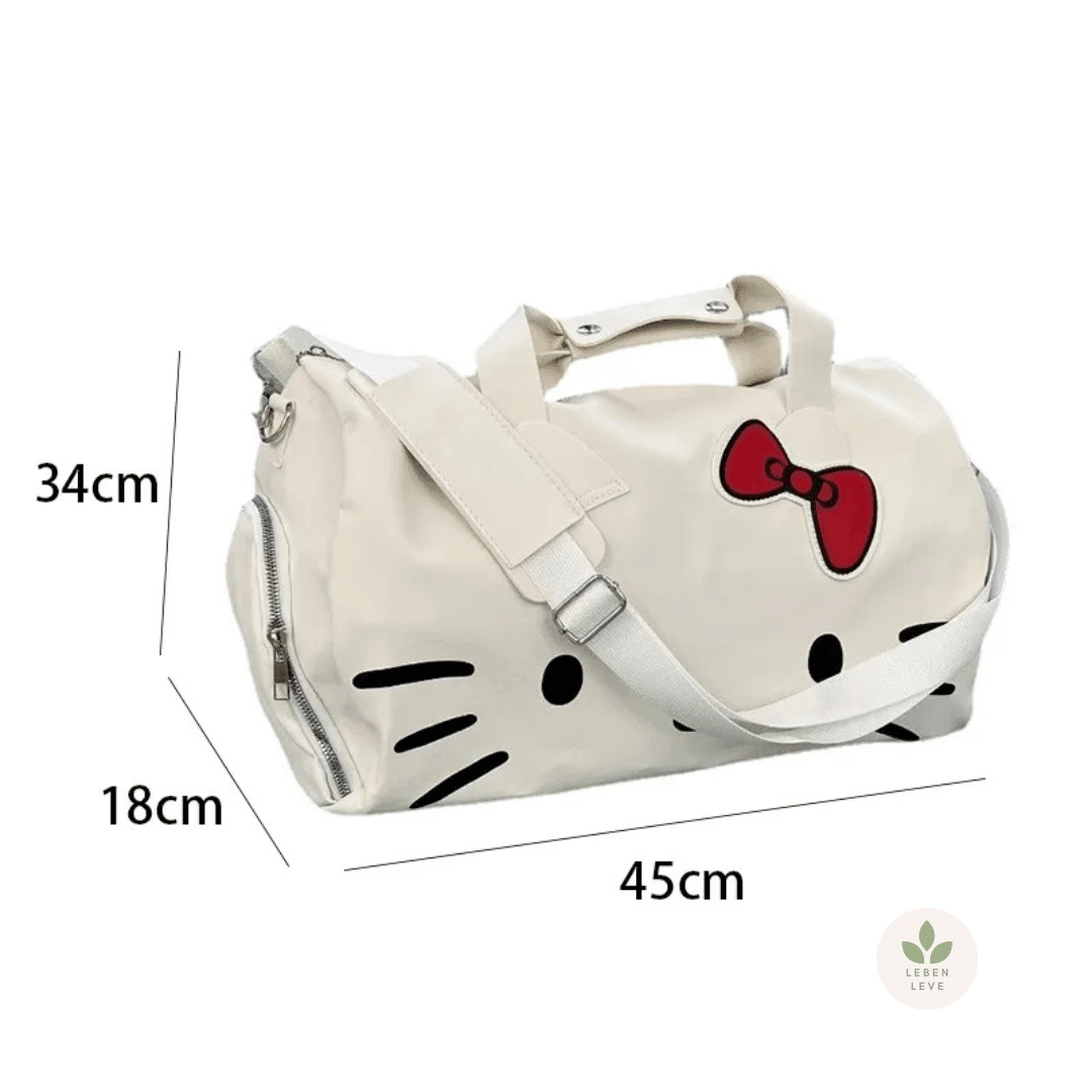 Bolsa de viagem Hello Kitty White - Leben Leve