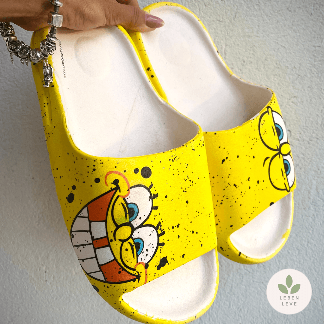 Chinelo Bob Esponja Confort - So Soft - Leben Leve
