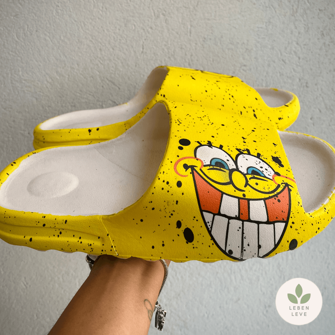 Chinelo Bob Esponja Confort - So Soft - Leben Leve