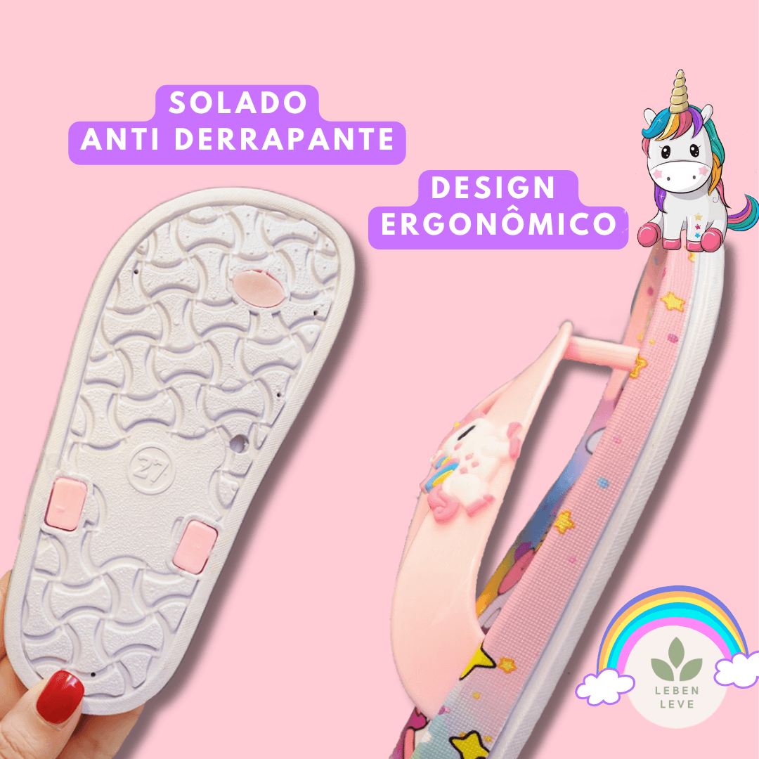 Sandalia Unicórnio - So Soft - Leben Leve