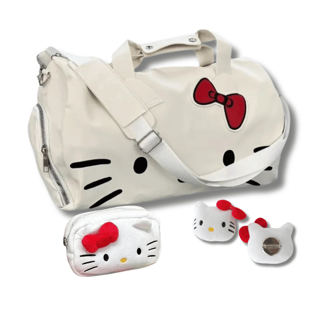 Bolsa de viagem Hello Kitty White - Leben Leve