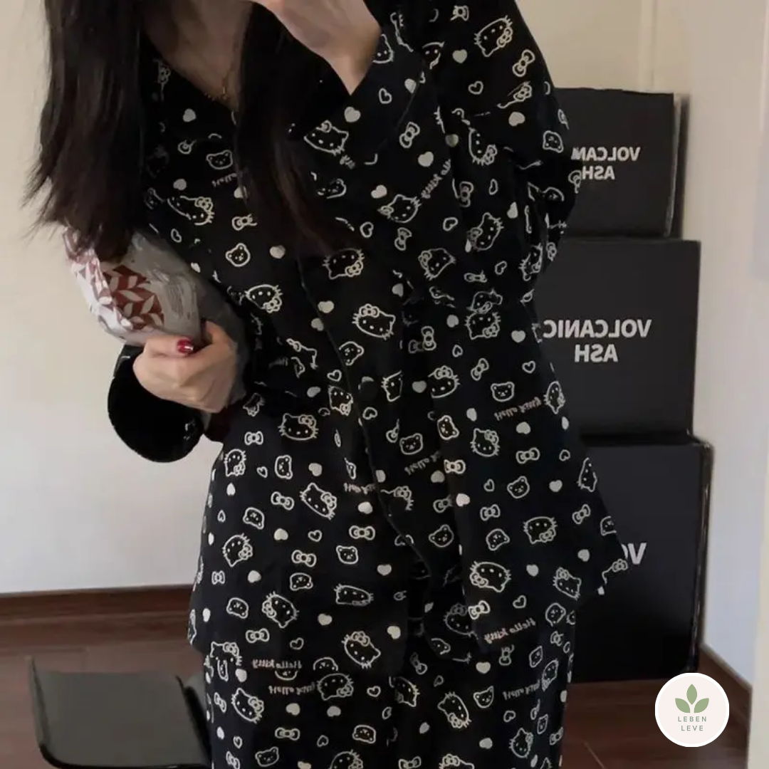 Pijama Hello Kitty Flanela