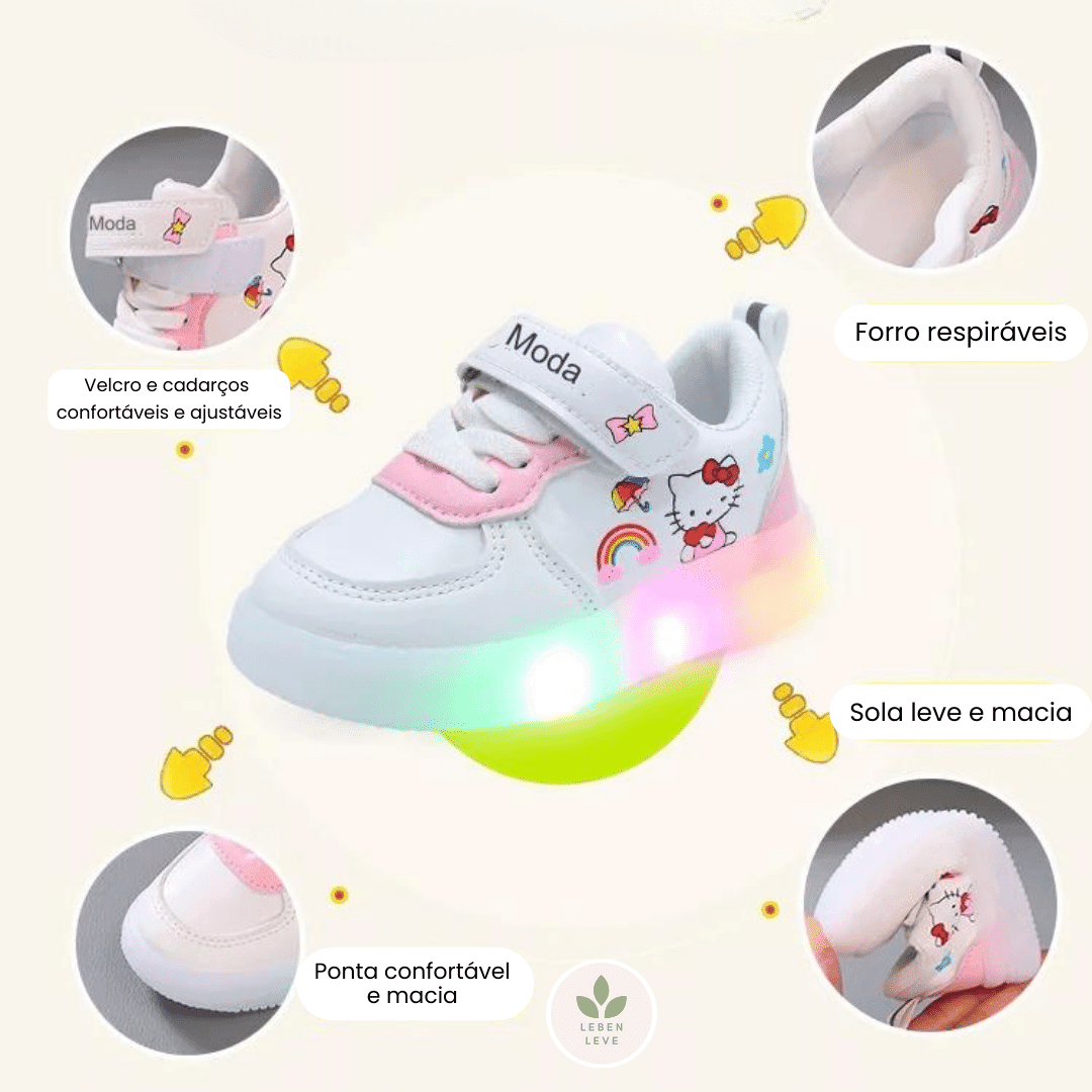 Tenis Hello Kitty Neon - Leben Leve