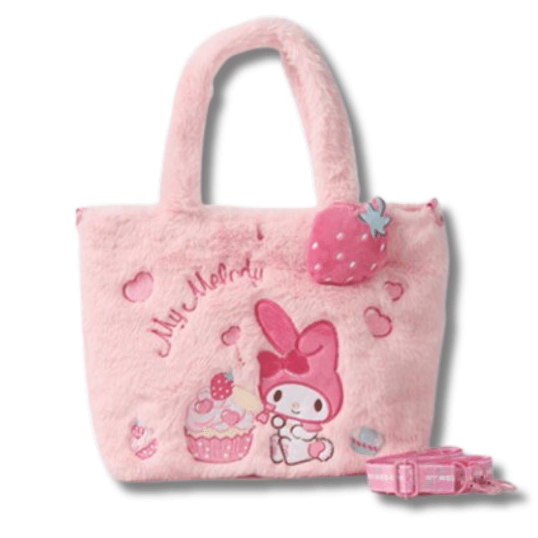 Bolsinha Pelúcia Hello Kitty - Leben Leve