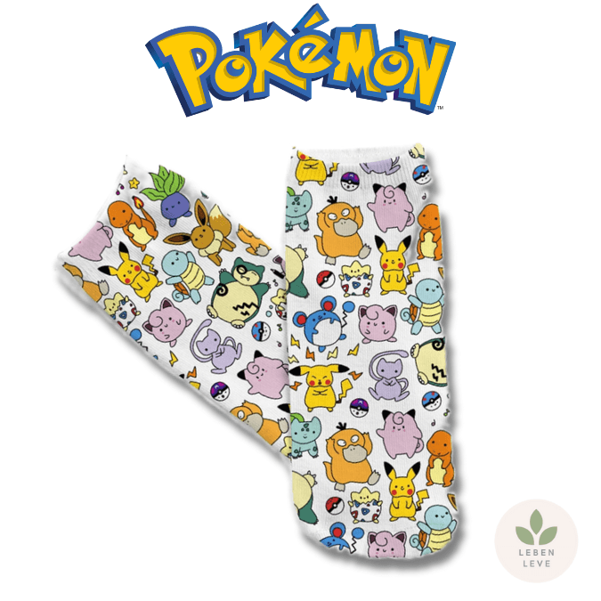 Meias Pokemon Sortidas - Fun2U - Leben Leve