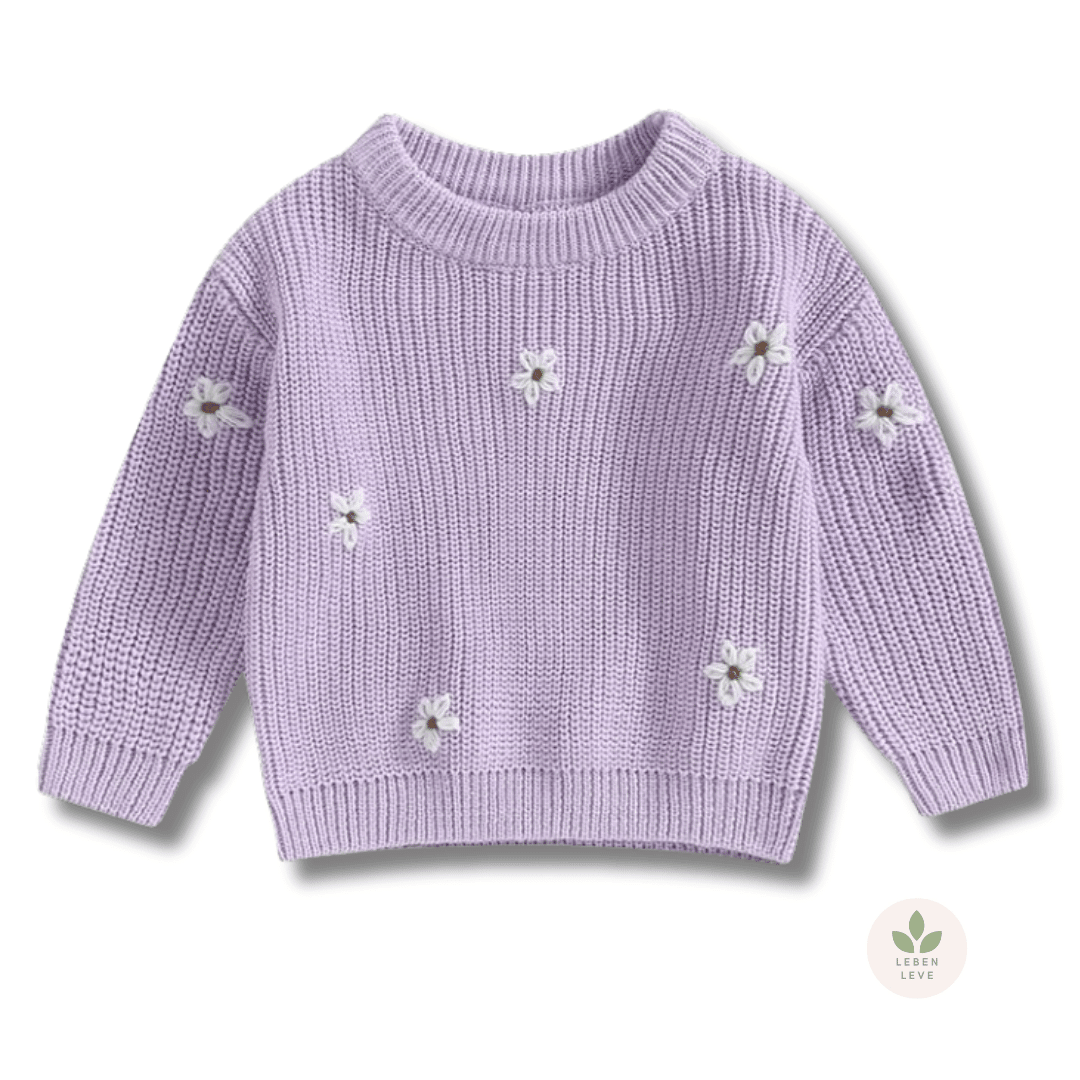 Suéter Florzinhas Infantil - Leben Leve