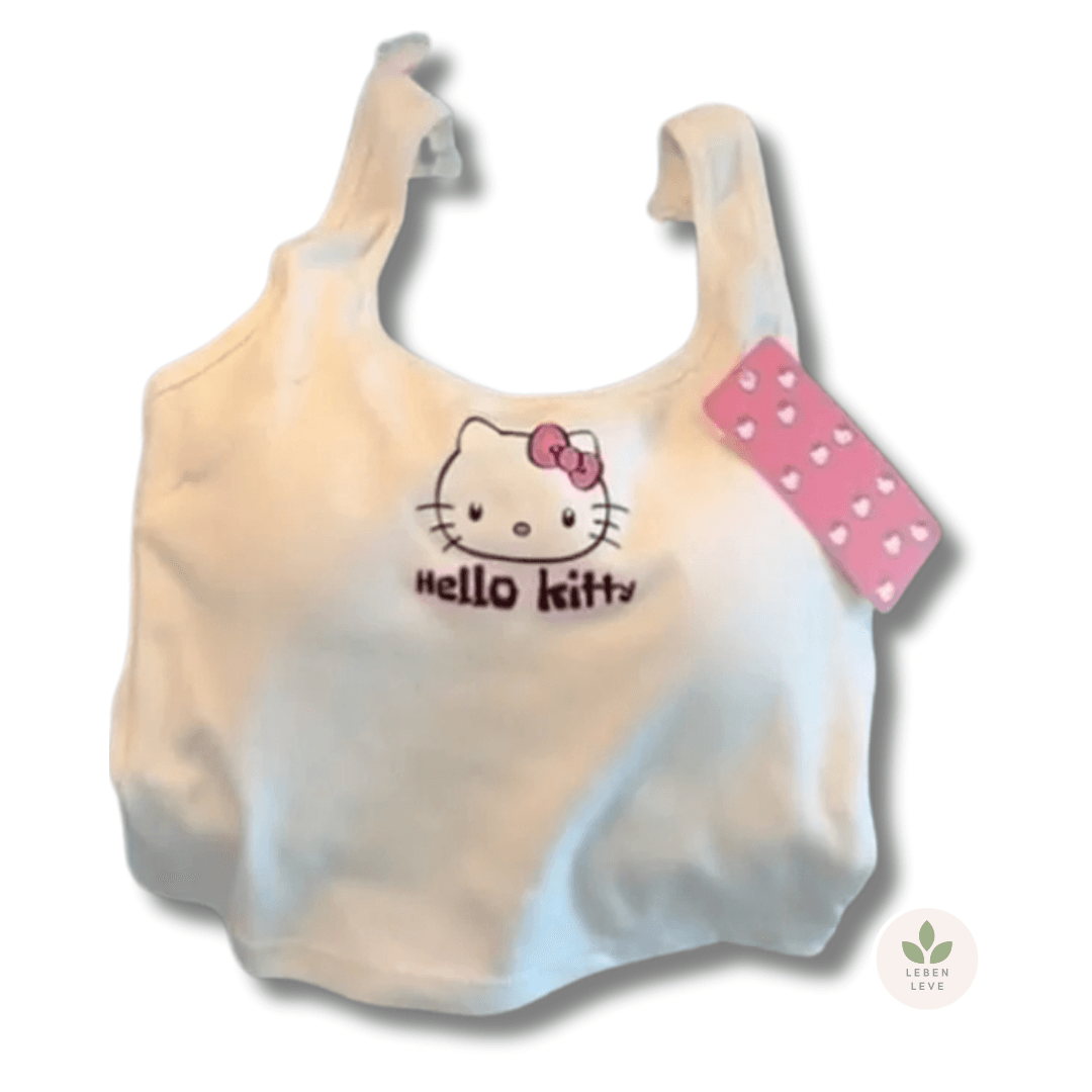 Conjunto Hello Kitty: Calça + Blusa + Pantufa