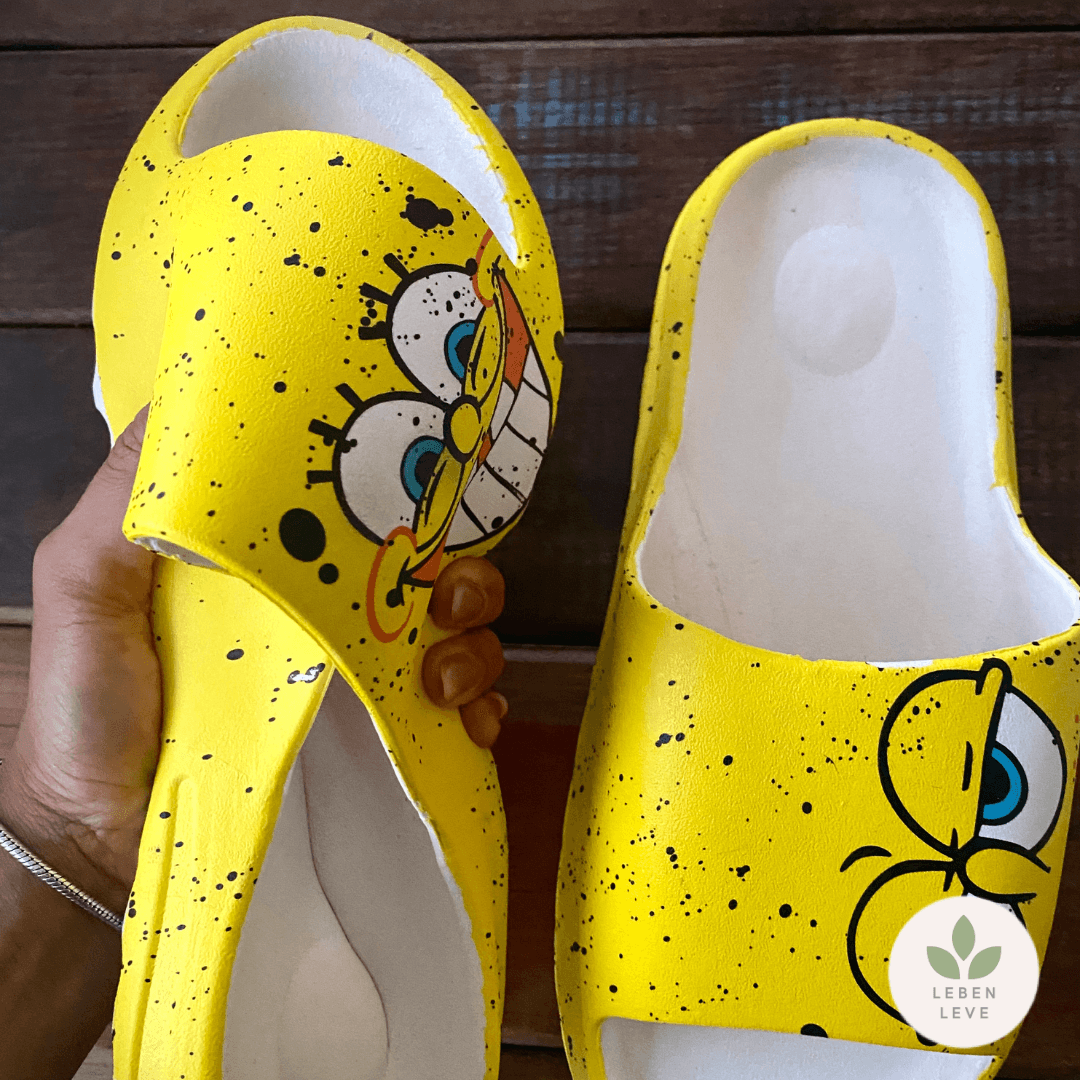 Chinelo Bob Esponja Confort - So Soft - Leben Leve