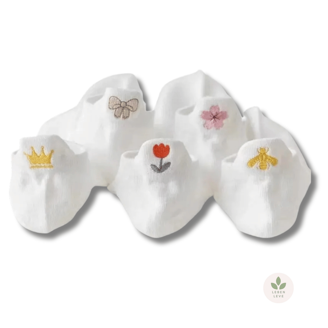 Kit Meias Fofas Flores