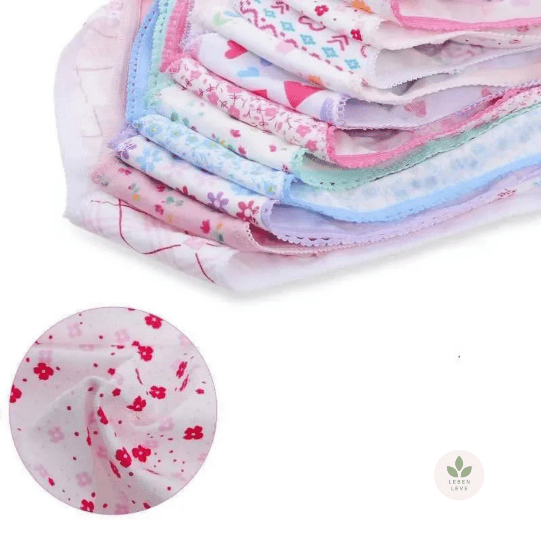 Kit 10 Calcinhas Fofinhas - Infantil - Leben Leve