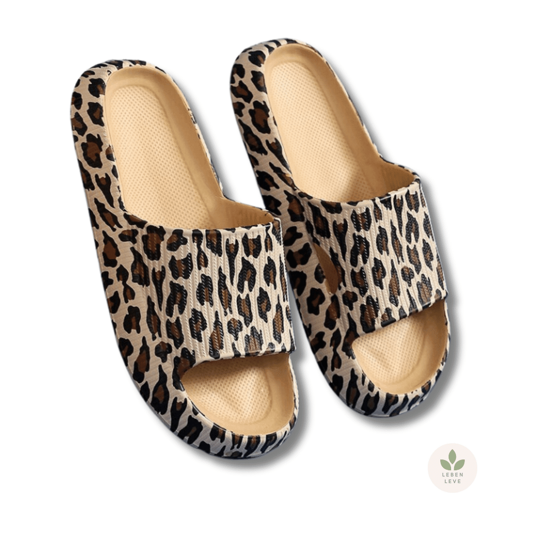 Chinelo Leben Life Leopardo - So Soft - Leben Leve