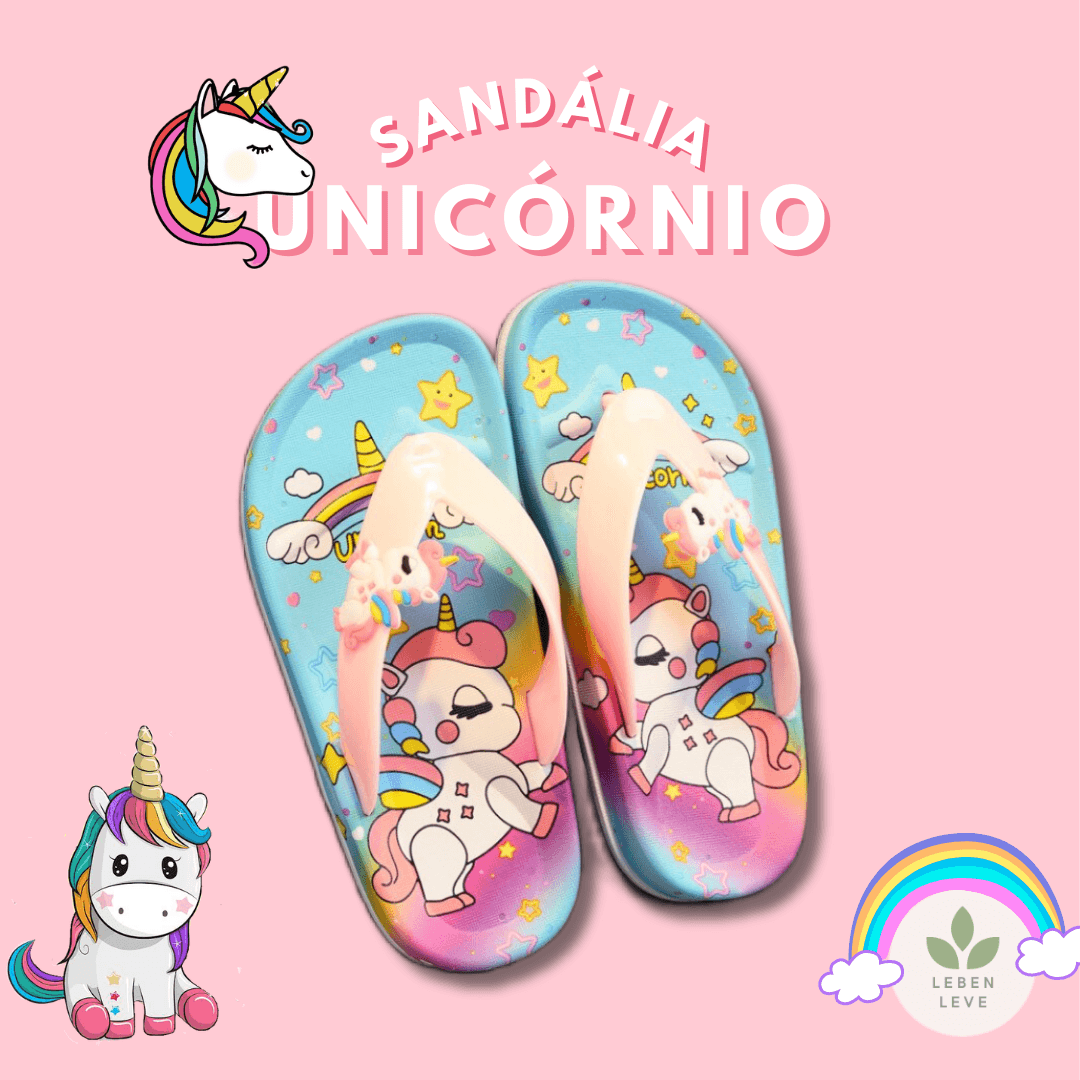 Sandalia Unicórnio - So Soft - Leben Leve