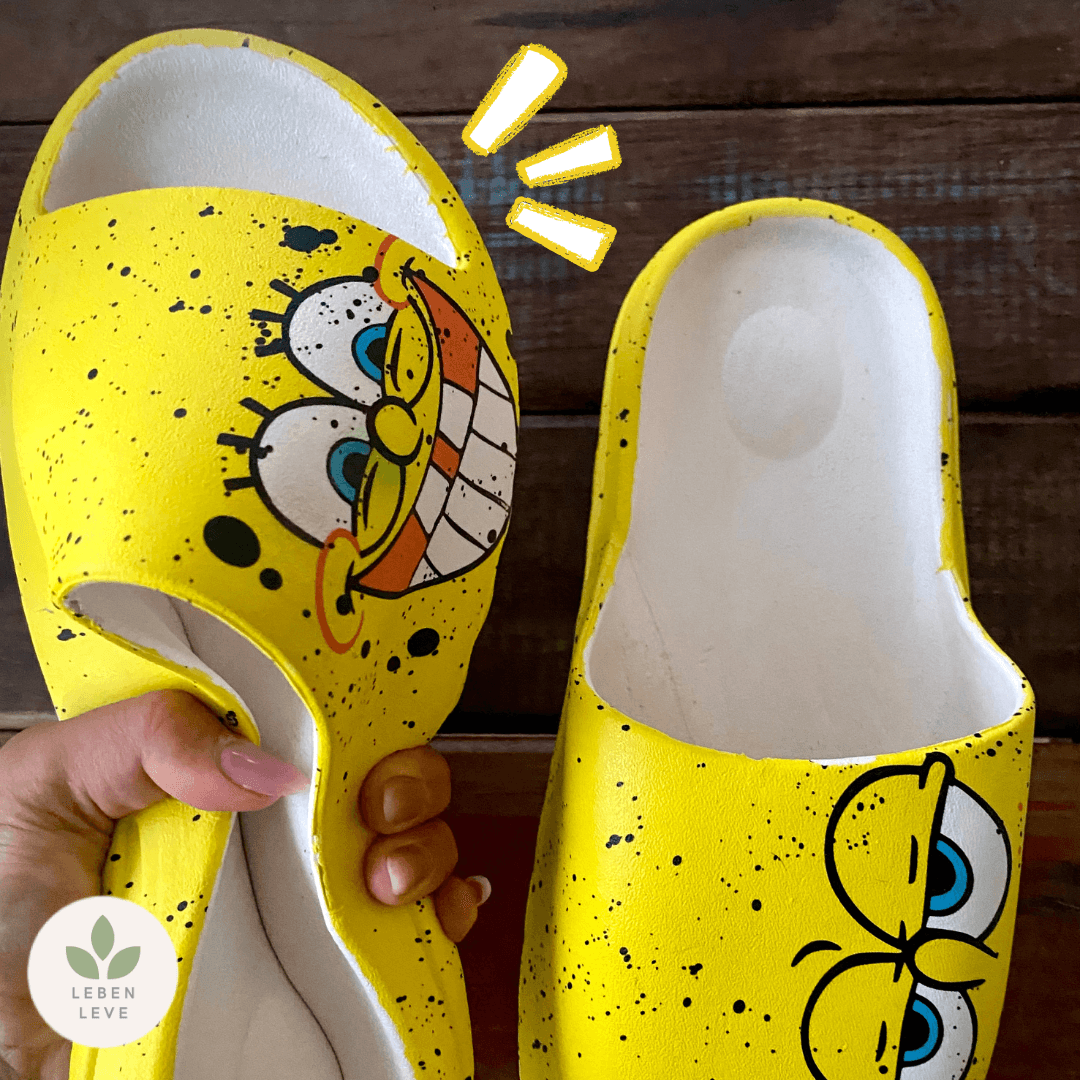 Chinelo Bob Esponja Confort - So Soft - Leben Leve