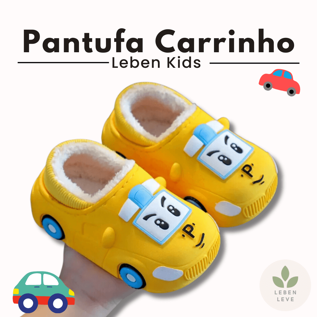 Pantufa Carrinho - So Soft - Leben Leve