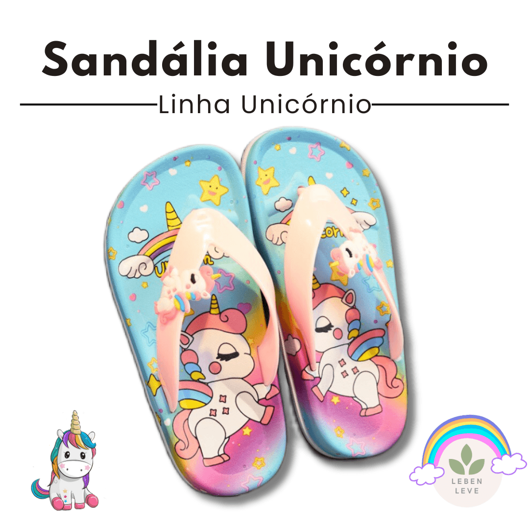 Sandalia Unicórnio - So Soft - Leben Leve
