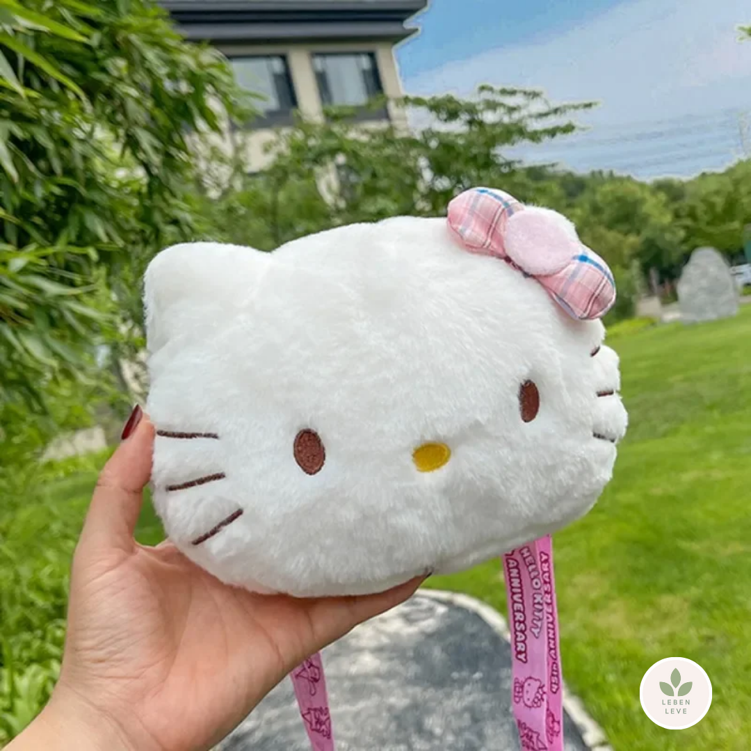 Bolsa Hello Kitty pelúcia