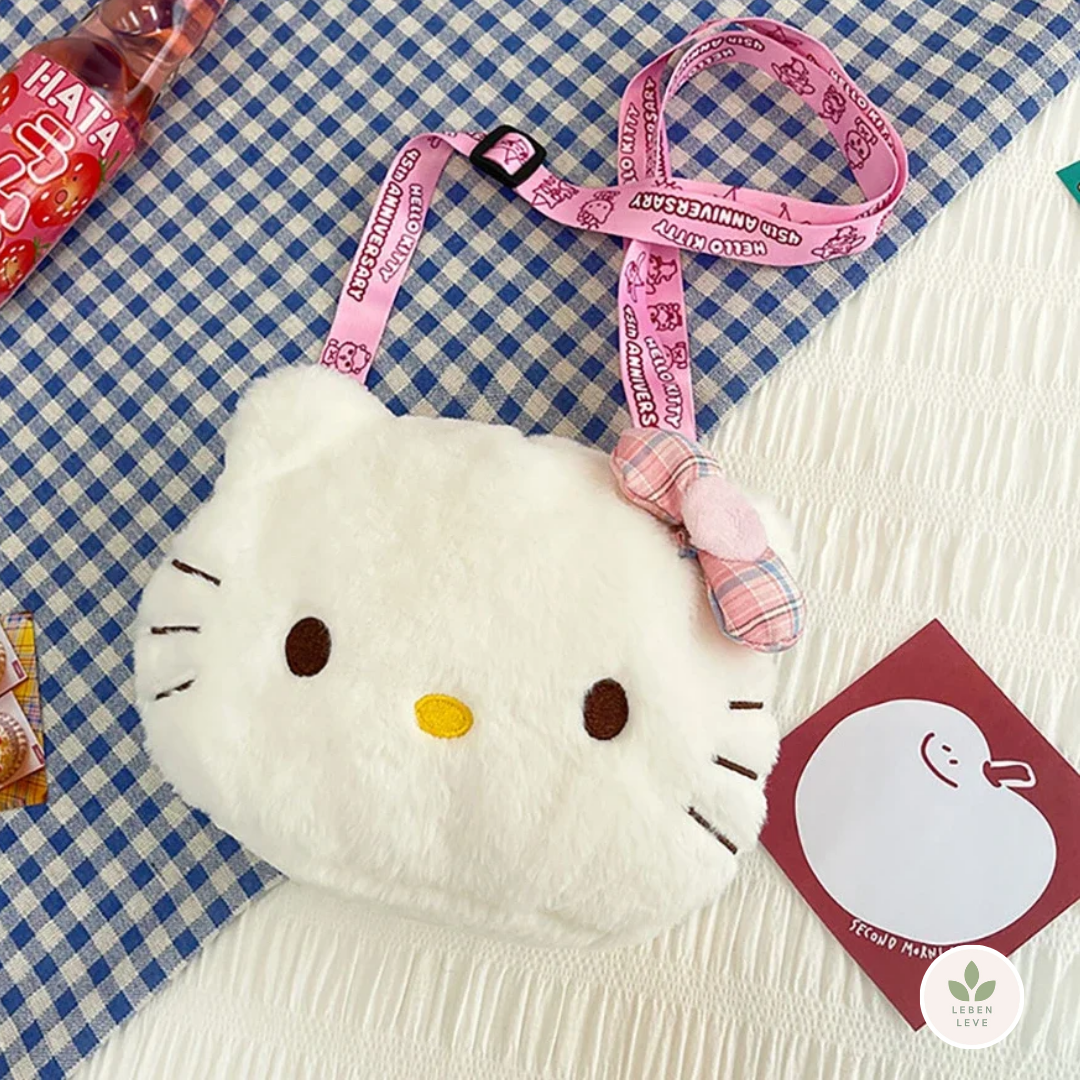 Bolsa Hello Kitty pelúcia