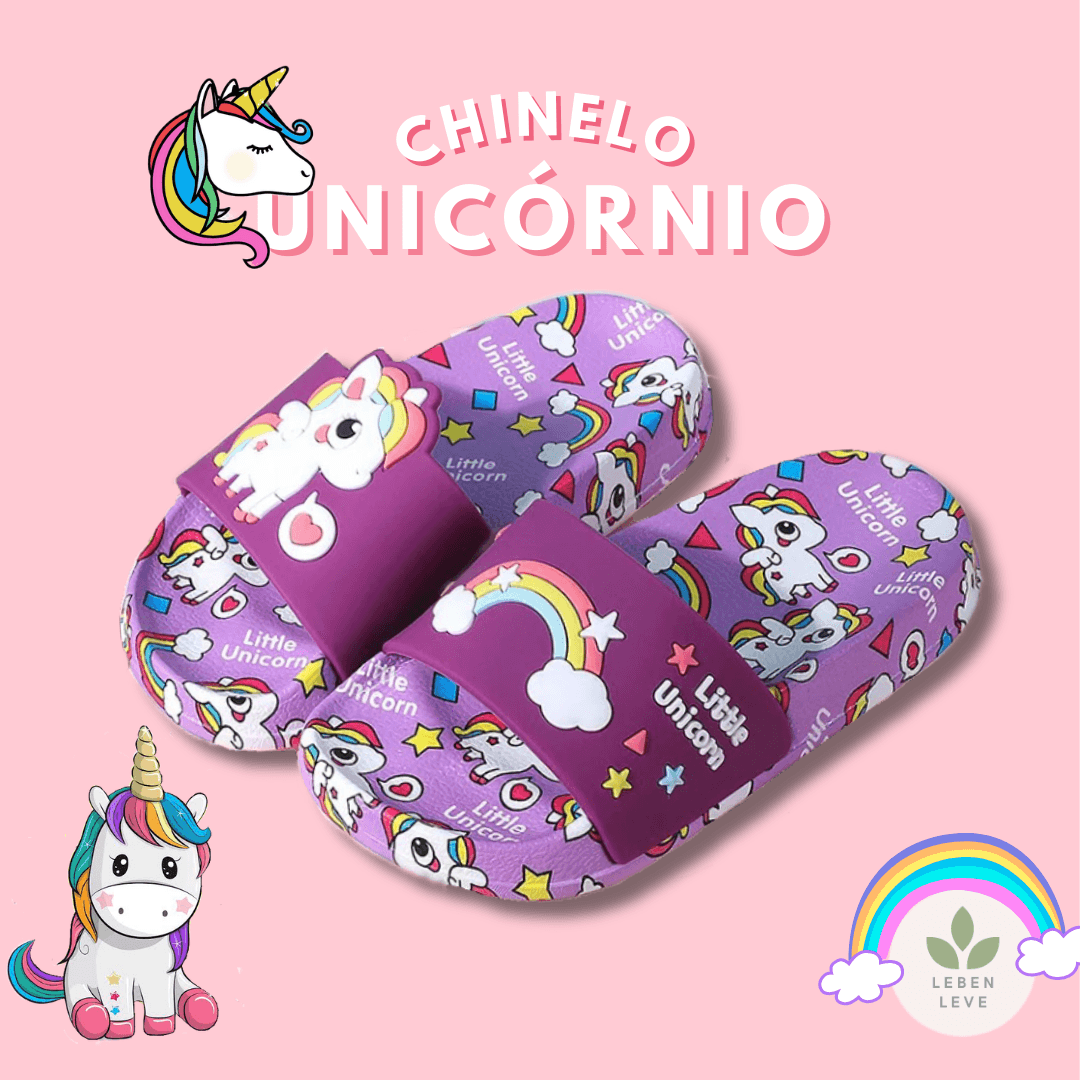 Chinelo Unicórnio - So Soft - Leben Leve