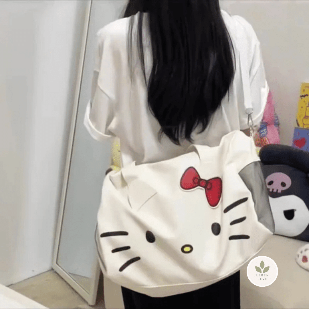 Bolsa de viagem Hello Kitty White - Leben Leve