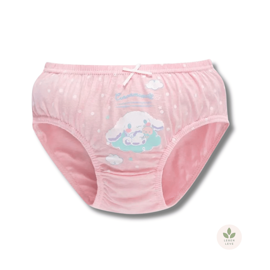 KIT 5 Calcinhas Hello Kitty - Infantil - Leben Leve