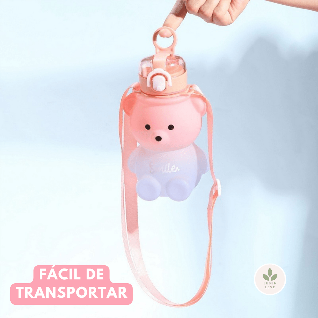 Garrafa de agua Ursinho Feliz - Fun2U - Leben Leve