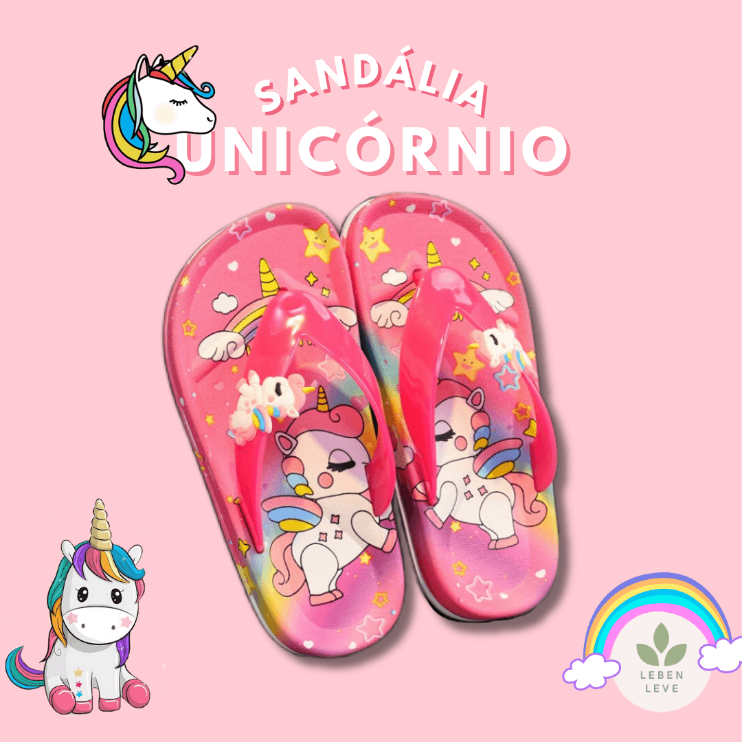 Sandalia Unicórnio - So Soft - Leben Leve