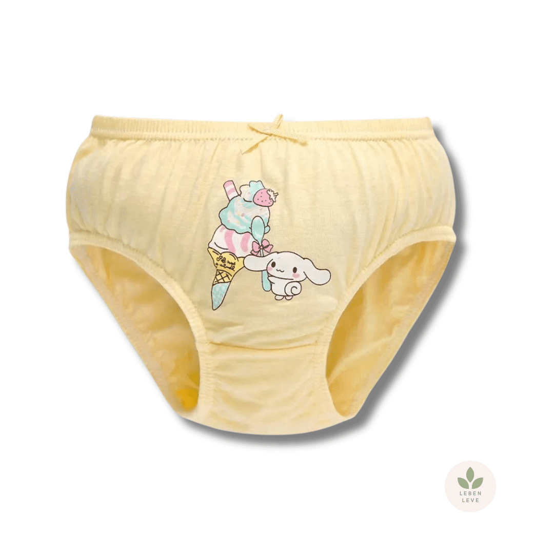 KIT 5 Calcinhas Hello Kitty - Infantil - Leben Leve