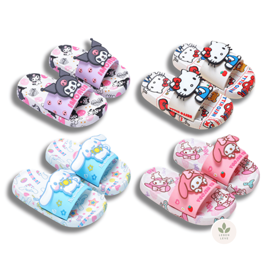 Chinelo Hello Kitty - So Soft + Brinde Par de Meias Hello Kitty - Leben Leve