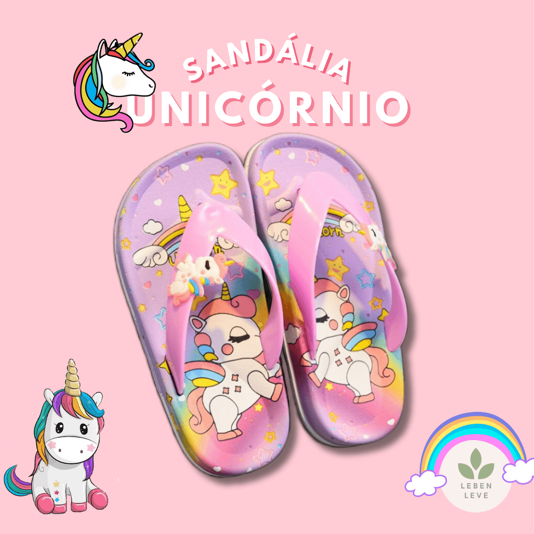 Sandalia Unicórnio - So Soft - Leben Leve