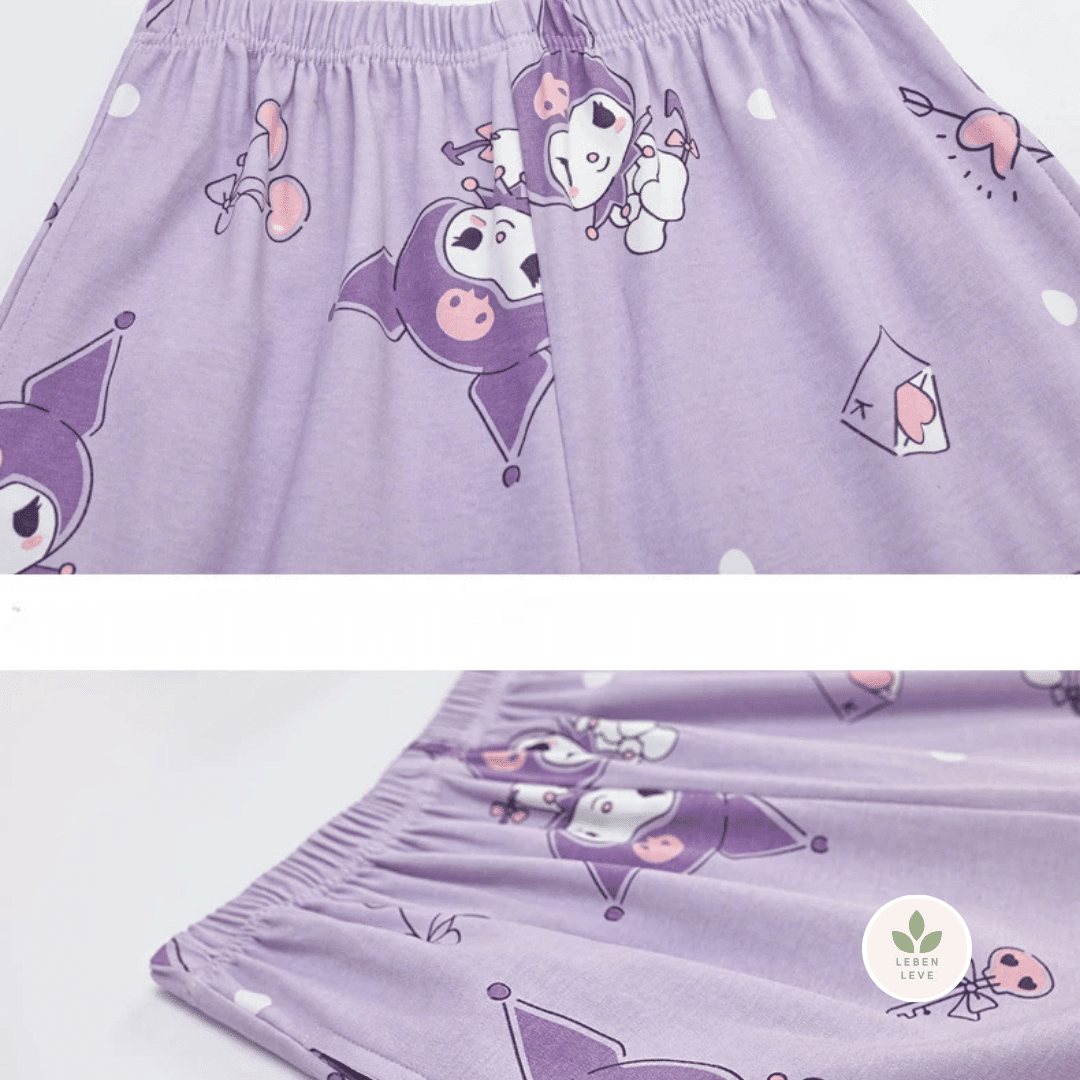 Calça de Pijama Kuromi - Leben Leve