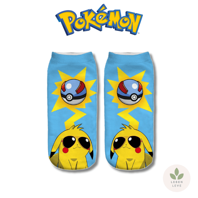 Meias Pokemon Sortidas - Fun2U - Leben Leve