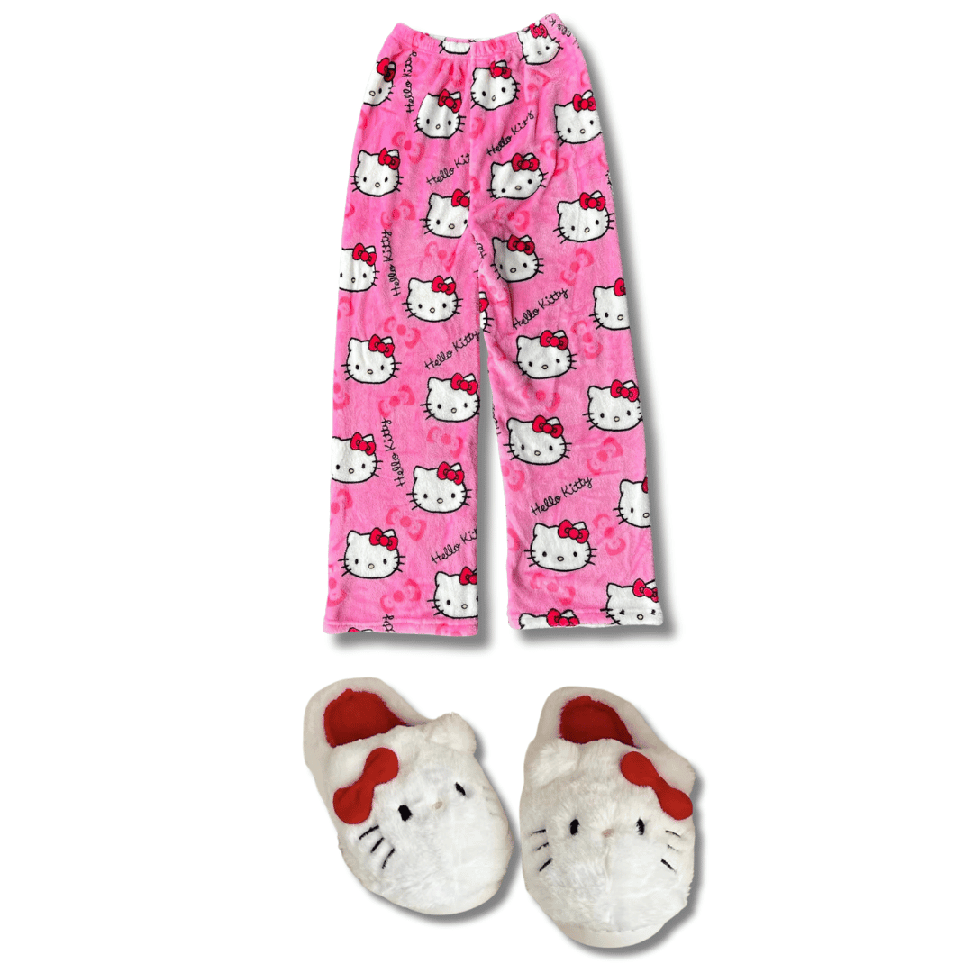 Calça Hello Kitty + Pantufa - So Soft - Leben Leve