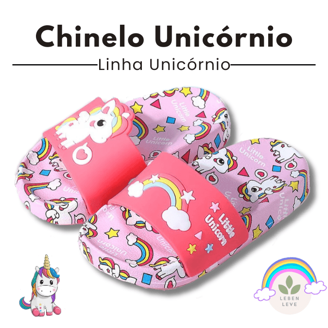 Chinelo Unicórnio - So Soft - Leben Leve
