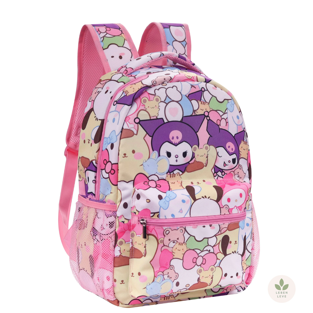 Mochila Escolar Turma Sanrio