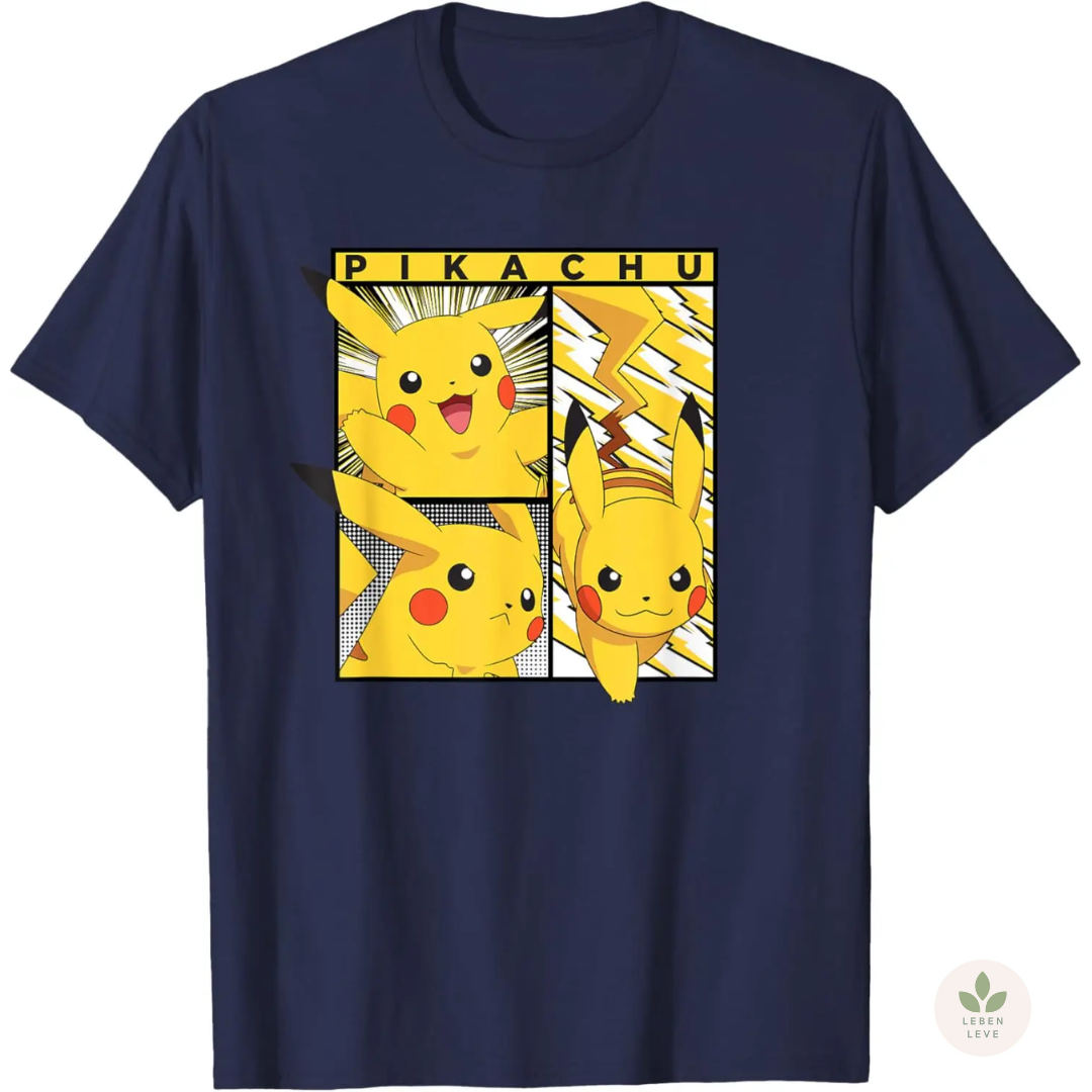 Camisa Pikachu - Cores variadas