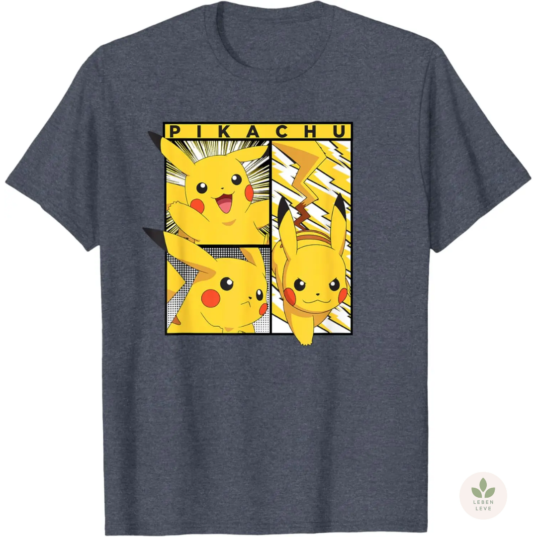 Camisa Pikachu - Cores variadas