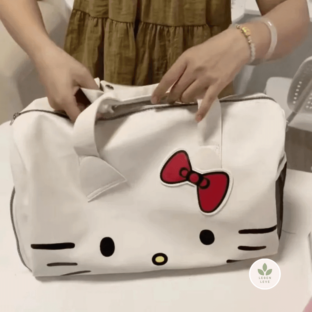 Bolsa de viagem Hello Kitty White - Leben Leve