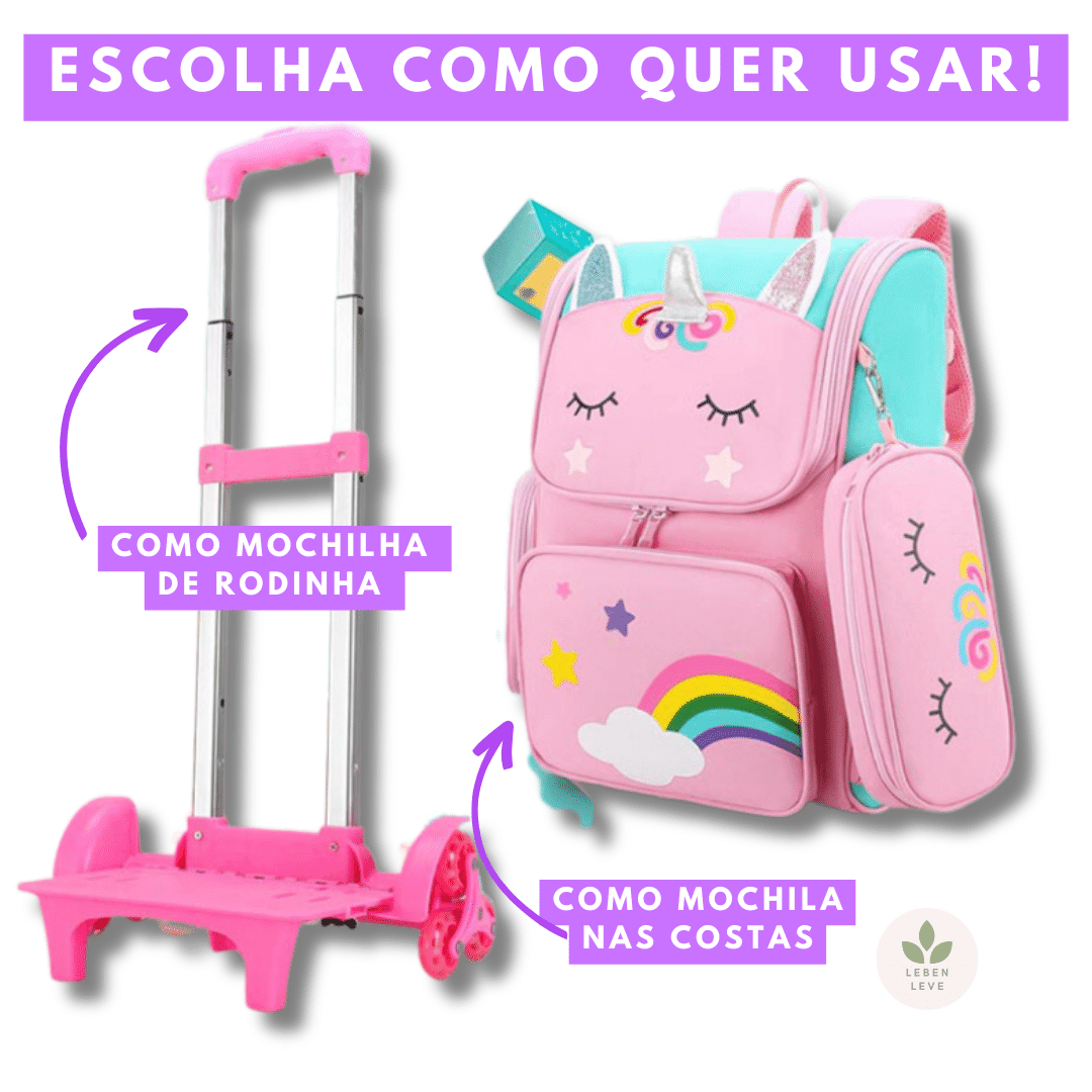 Mochila Unicornio Super 3D - Fun2U - Leben Leve