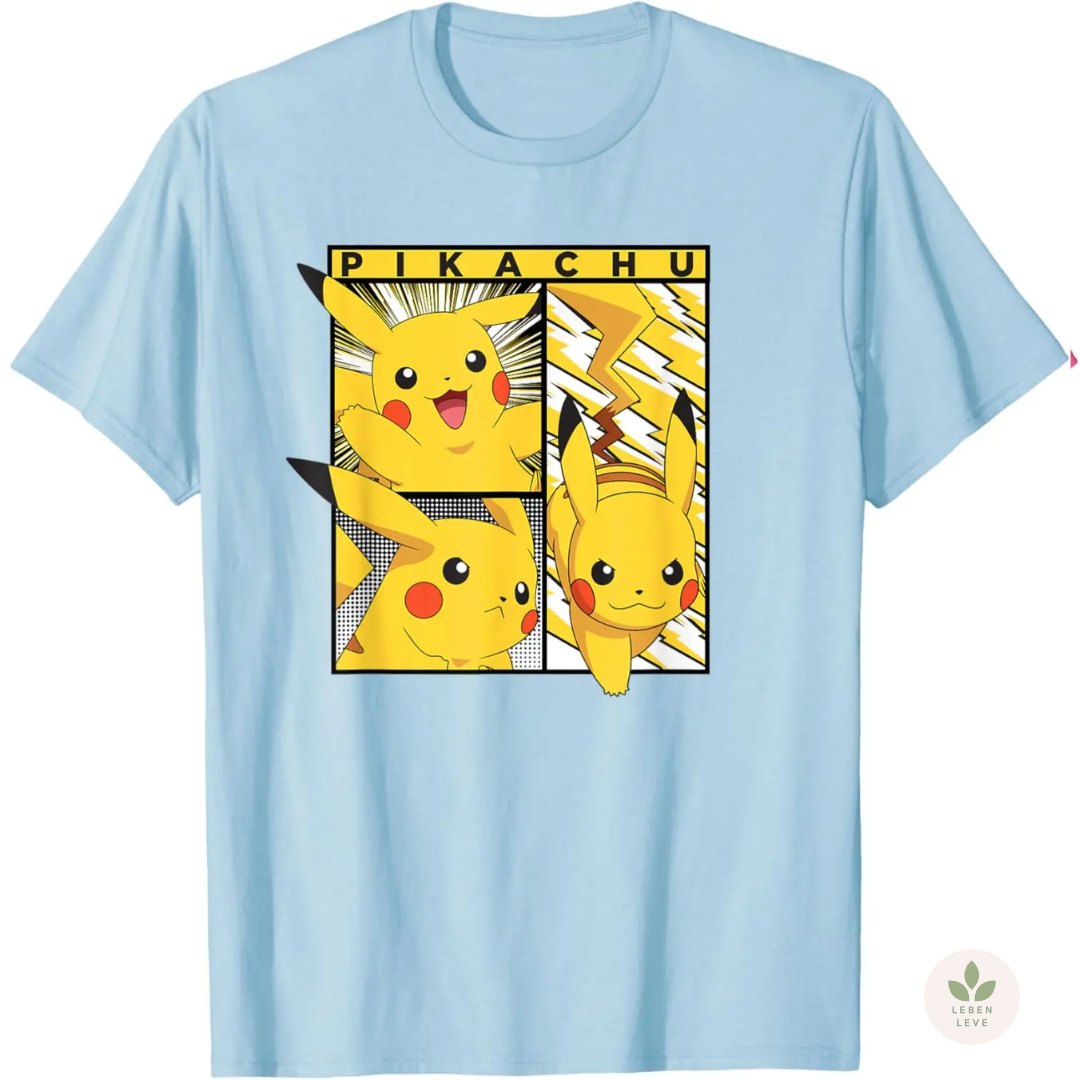 Camisa Pikachu - Cores variadas