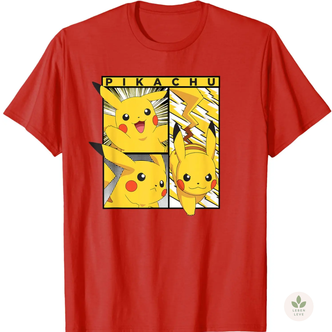 Camisa Pikachu - Cores variadas
