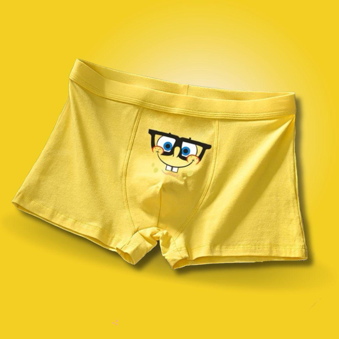 Kit 5 Cuecas Bob Esponja - Infantil - Leben Leve