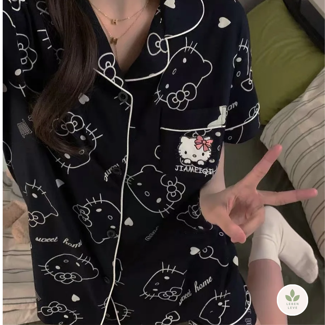 Pijama Hello Kitty - Estilo Verão