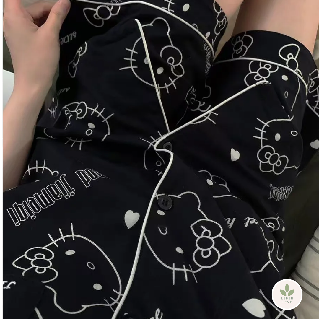 Pijama Hello Kitty - Estilo Verão