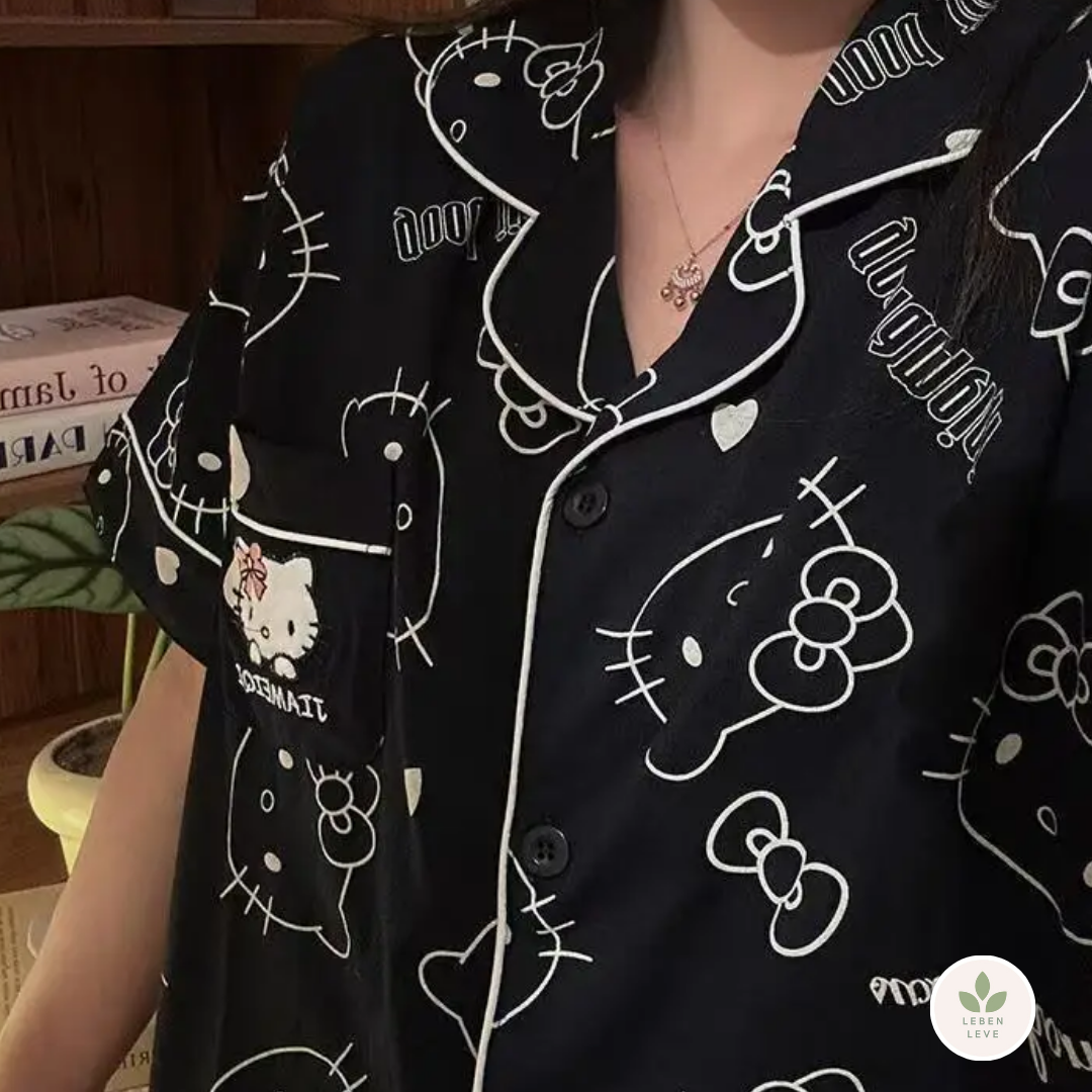 Pijama Hello Kitty - Estilo Verão