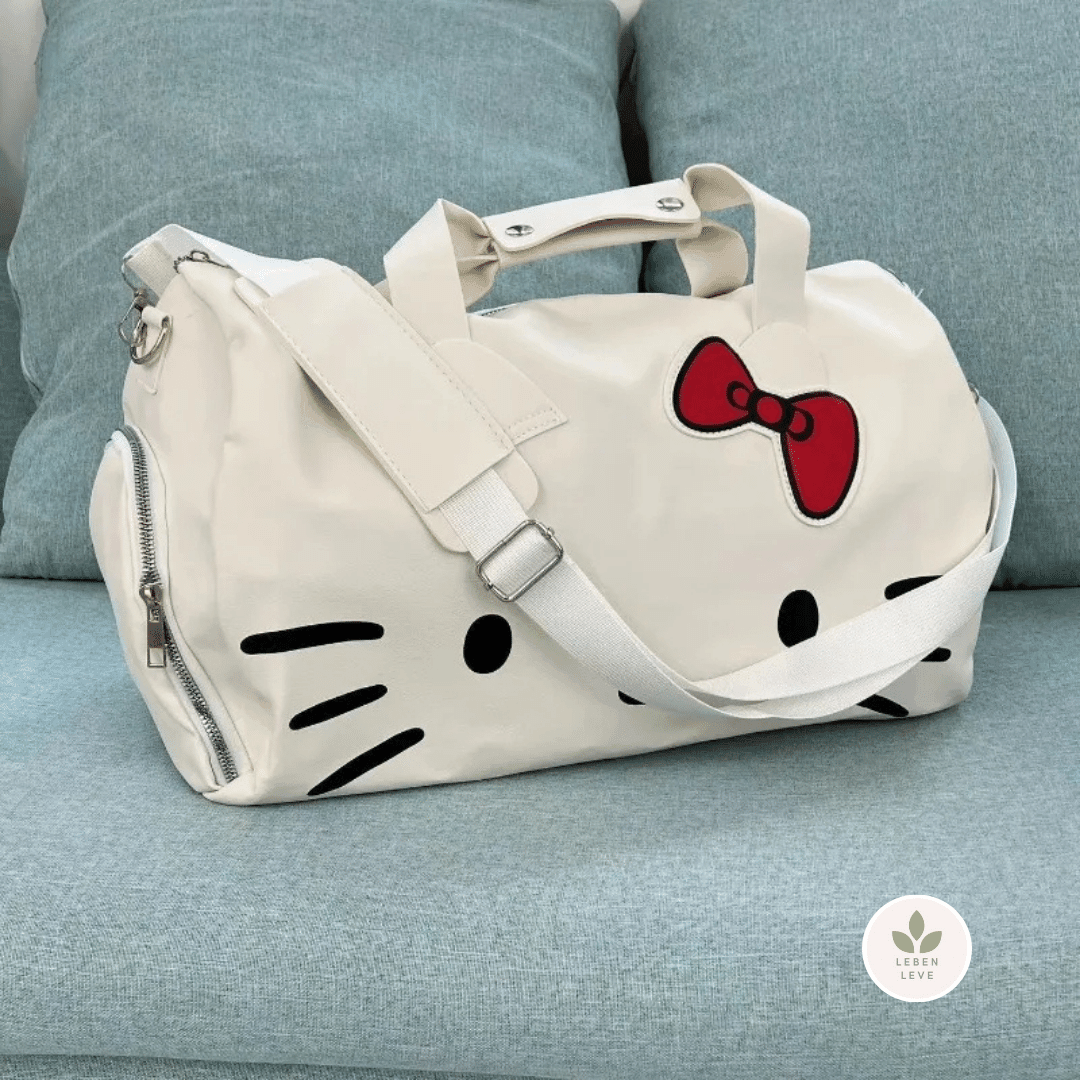 Bolsa de viagem Hello Kitty White - Leben Leve