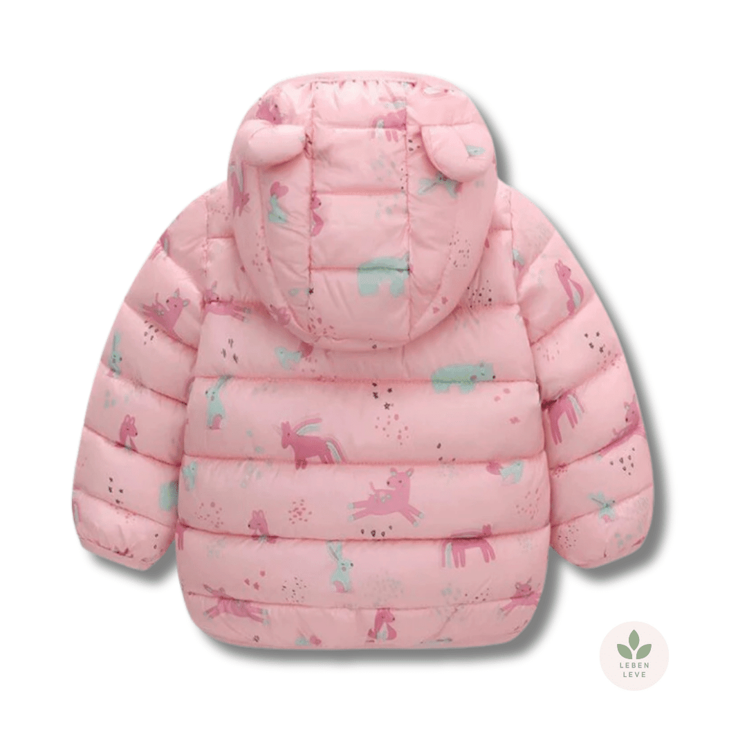 Casaco Puffer Infantil Dinossauros - Leben Leve