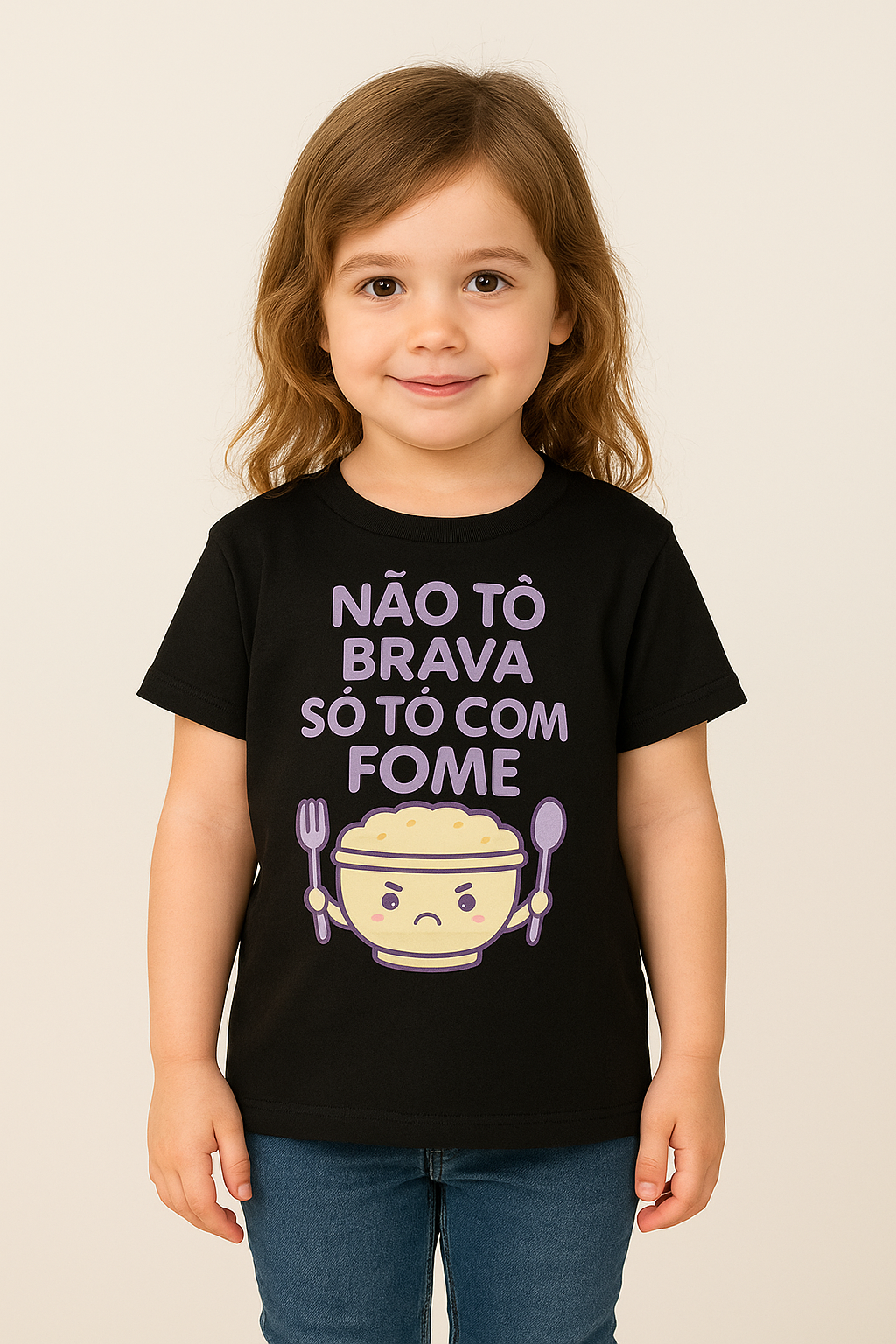 Camisa Não Tô Brava, Só Tô Com Fome - So Soft