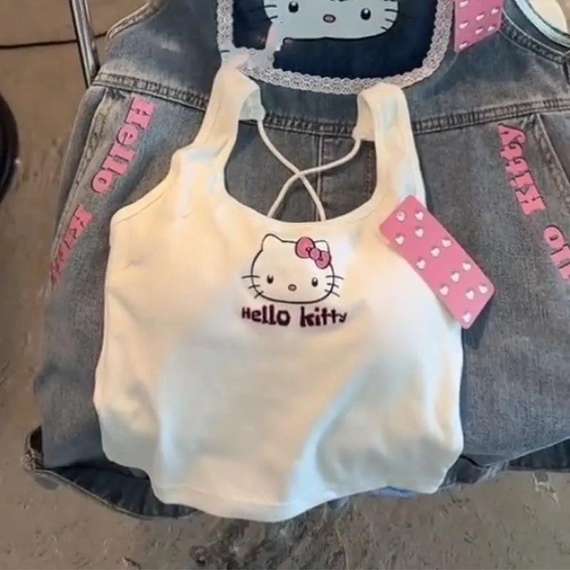 Conjunto Hello Kitty: Calça + Blusa + Pantufa