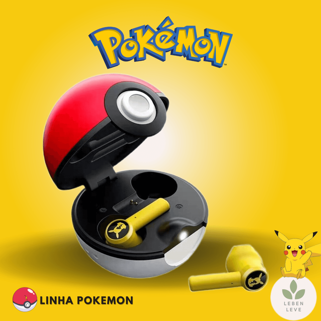 Fone de Ouvido Pokebola - Fun2U - Leben Leve