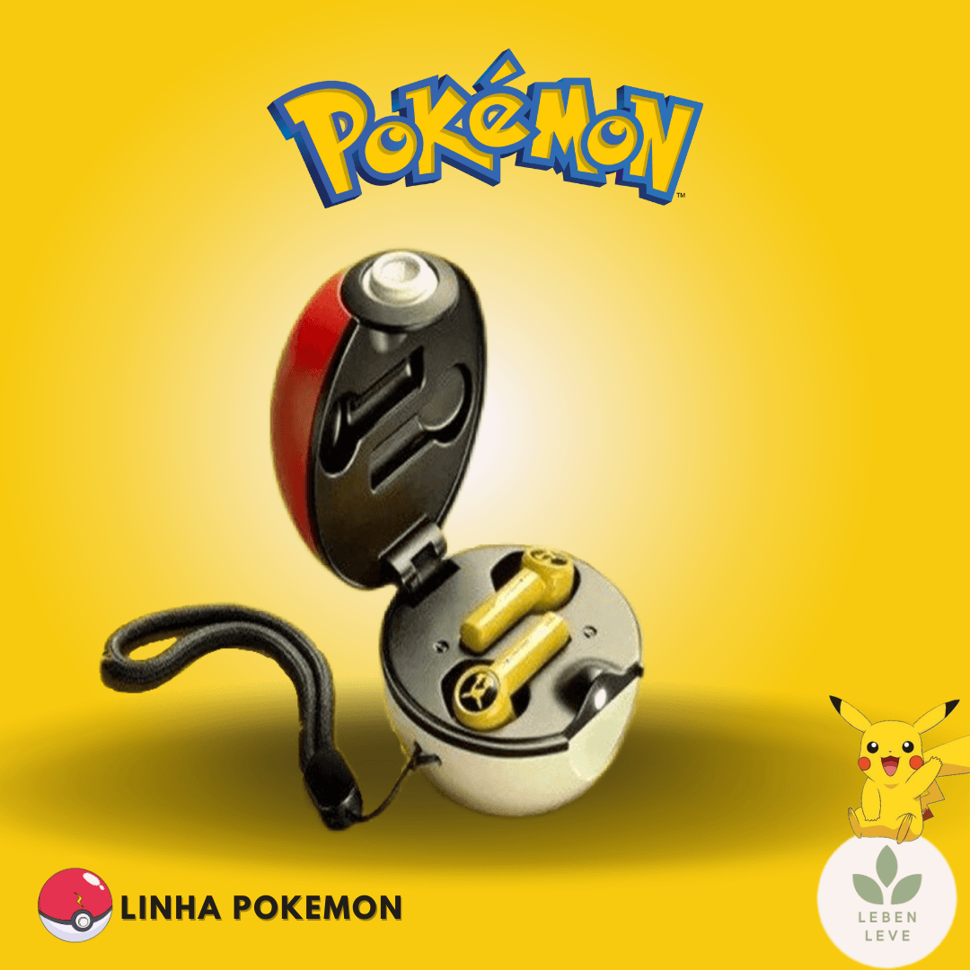 Fone de Ouvido Pokebola - Fun2U - Leben Leve